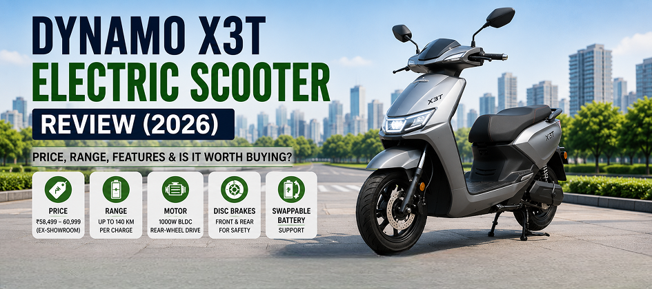 Dynamo X3T Electric Scooter Review (2026): Price, Range & Is It Worth It?